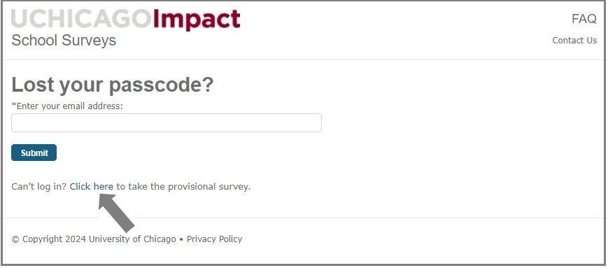 Forgot Your Passcode
